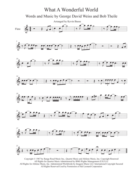 What A Wonderful World (arr. Kevin Busse)