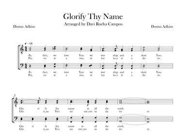 Glorify Thy Name (arr. Davi Rocha Campos)