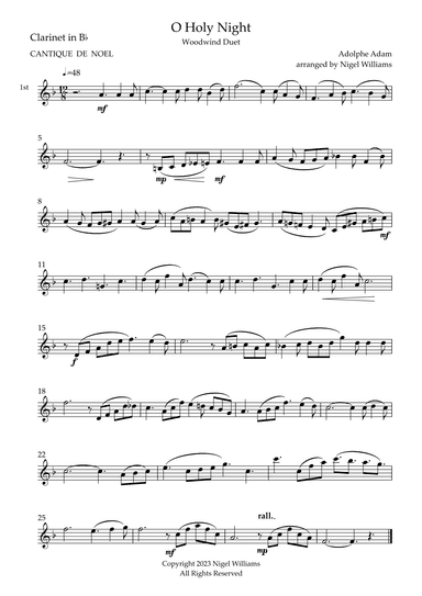 O Holy Night (arr. Nigel Williams)