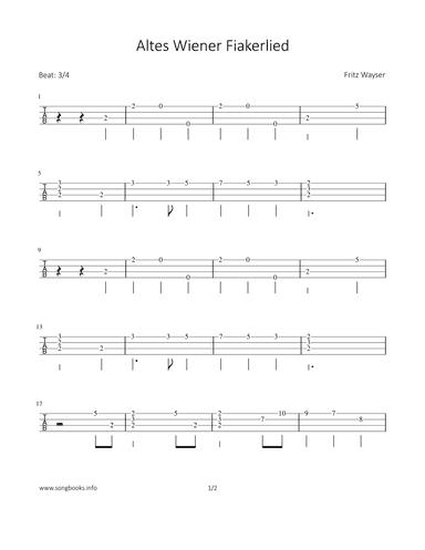 Altes Wiener Fiakerlied (arr. Bettina Schipp)