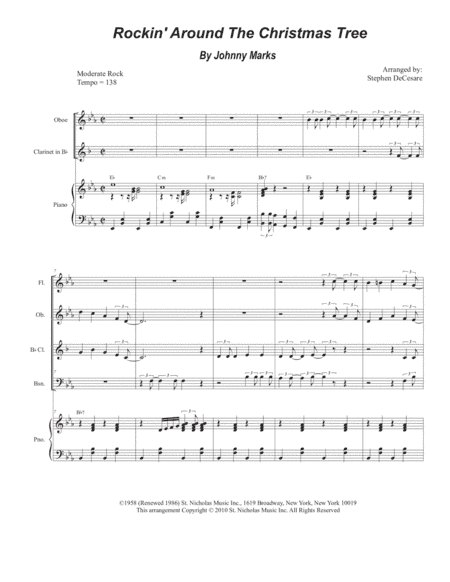 Rockin' Around The Christmas Tree (arr. Stephen DeCesare)