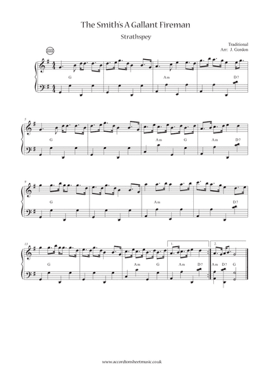The Smith's A Gallant Fireman (arr. Julia Gordon)