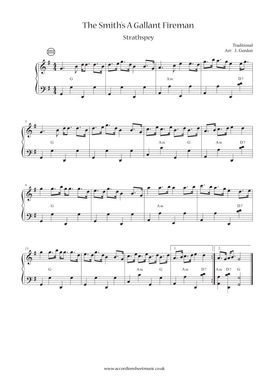 The Smith's A Gallant Fireman (arr. Julia Gordon)