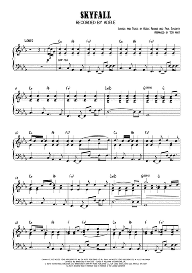 Skyfall (arr. Tom Hart)