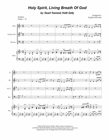Holy Spirit, Living Breath Of God (arr. Stephen DeCesare)