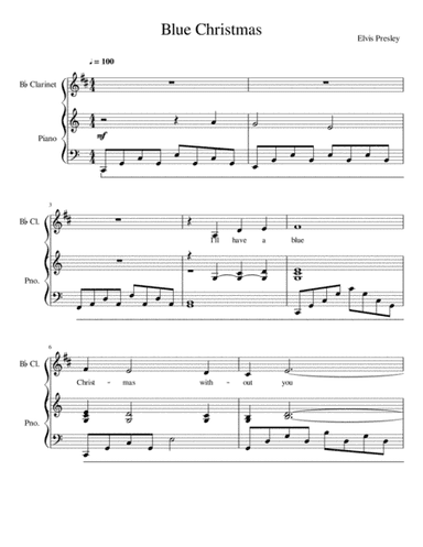 Blue Christmas (arr. Sophie Winfield)