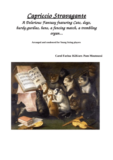 Farina's Capriccio Stravagante of 1626 (arranged for Junior Strings) (arr. Pam Moutoussi)