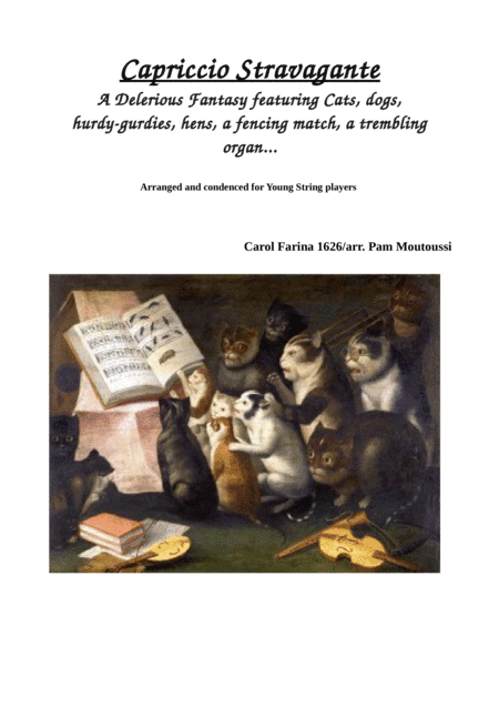 Farina's Capriccio Stravagante of 1626 (arranged for Junior Strings) (arr. Pam Moutoussi)