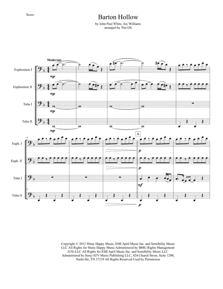 Barton Hollow (arr. Tim Olt)