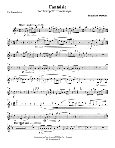 Fantaisie for Trumpet (arr. Gary Bricault)