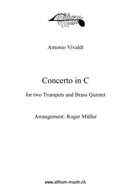 Concerto in C (arr. Roger Müller)