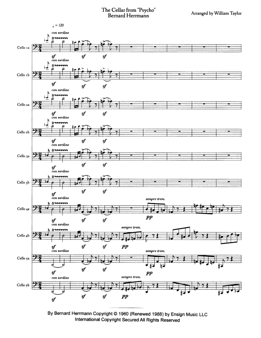 The Cellar (arr. William Taylor)