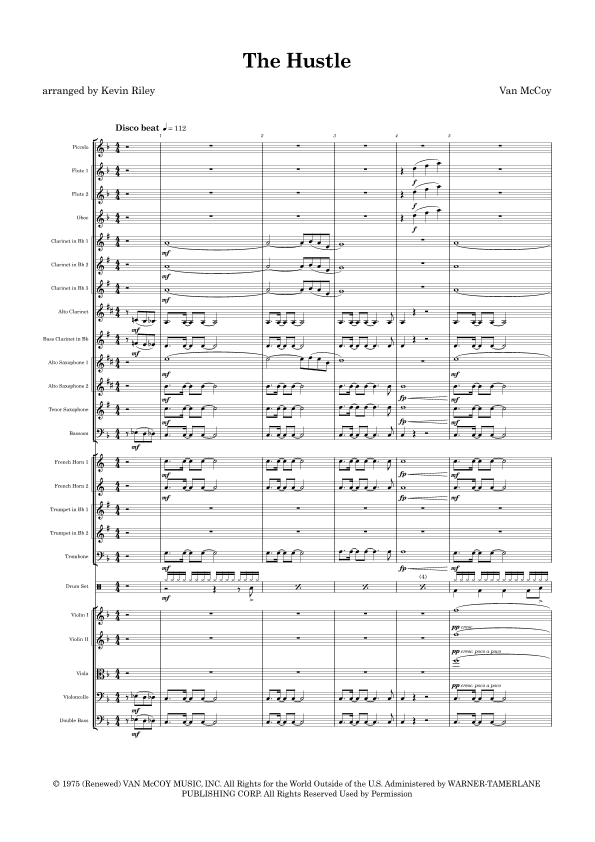The Hustle (arr. Kevin Riley)