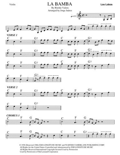 La Bamba (arr. Jorge Juárez)