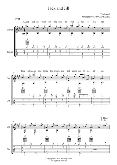 Jack and Jill (arr. Andrzej Falek)