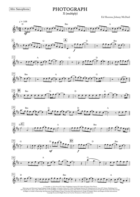 Photograph (arr. ACT Bortolucci)