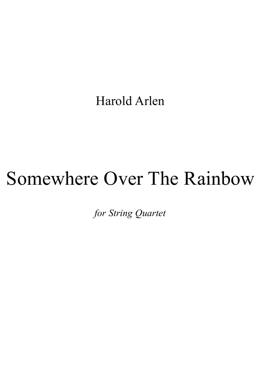 Over The Rainbow (arr. Stuart McSweeney)