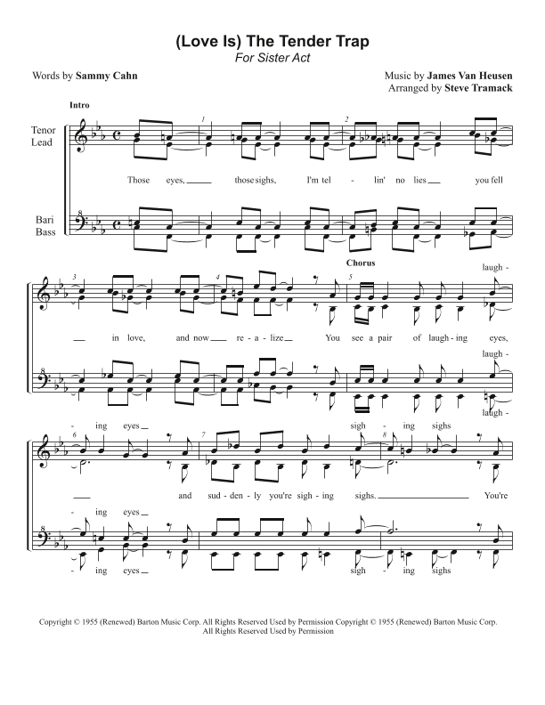 (love Is) The Tender Trap (arr. Steve Tramack)