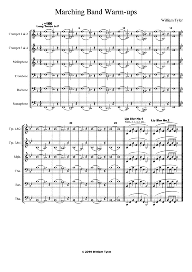 Marching Band Warm-ups