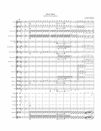 Beethoven's Eroica for Marching Band (arr. James F. Hodgdon III)