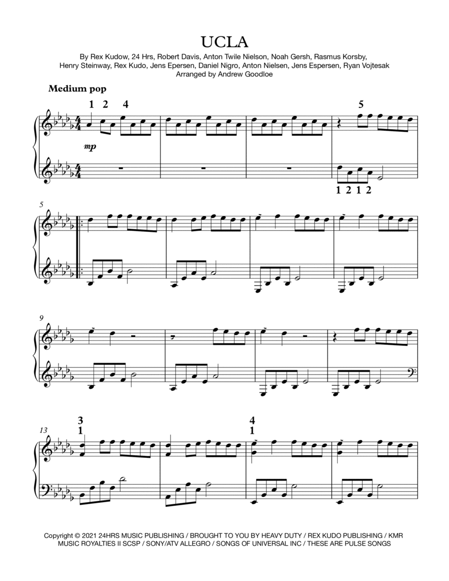 Ucla (arr. Andrew Goodloe)
