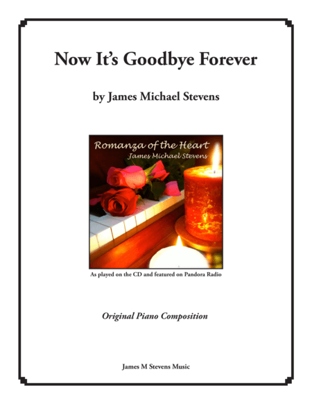 Now It's Goodbye Forever