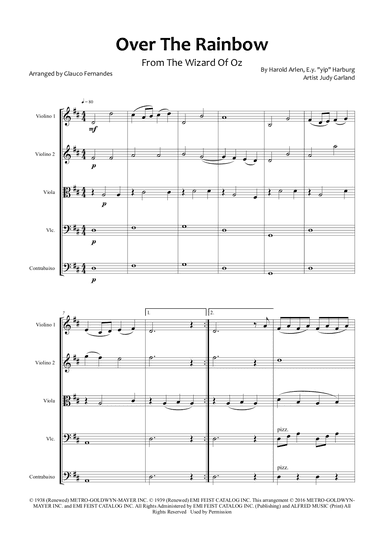 Over The Rainbow (arr. Glauco Fernandes)