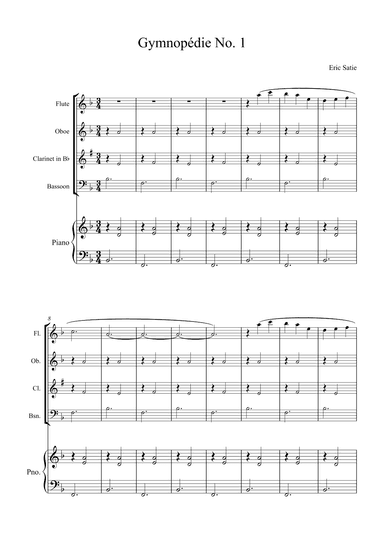Gymnopédie No. 1 (arr. Alex Nunes Rodrigues)