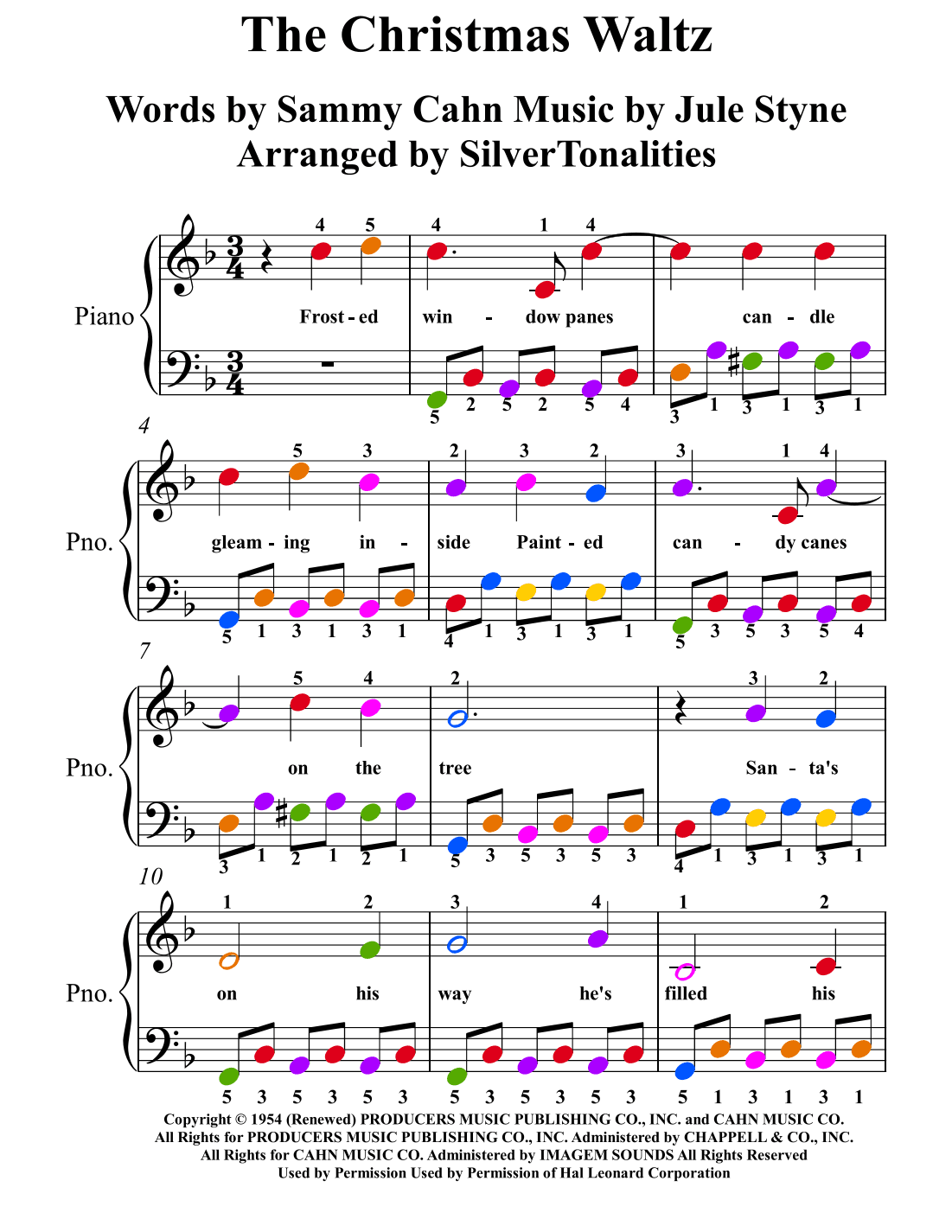 The Christmas Waltz (arr. SilverTonalities)