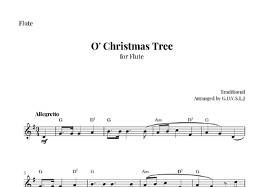 O' Christmas Tree (arr. G.D.V.S.L.J)