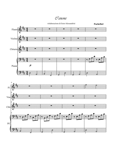 Canone in Re (arr. E.Alessandrini)
