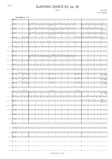 Slavonic dance #3, op. 46 (arr. Nejc Bečan)