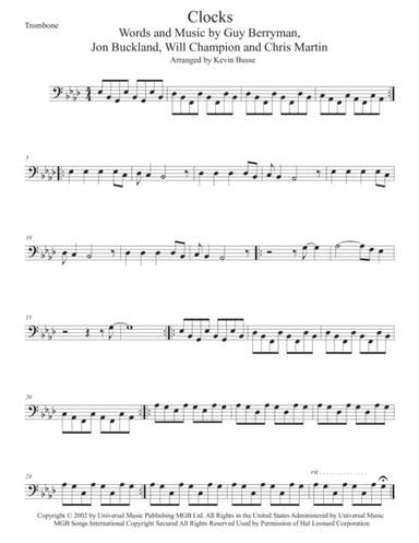 Clocks (arr. Kevin Busse)