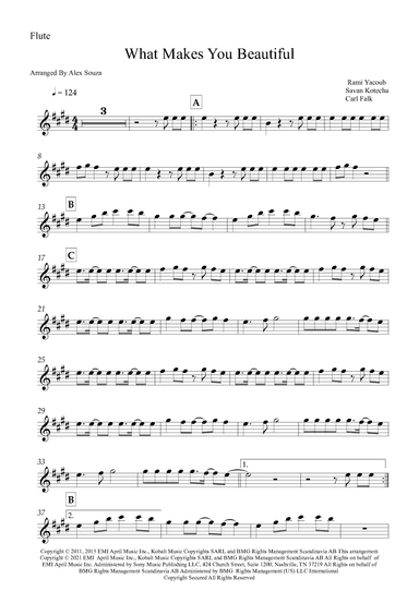 What Makes You Beautiful (arr. Alex Souza)