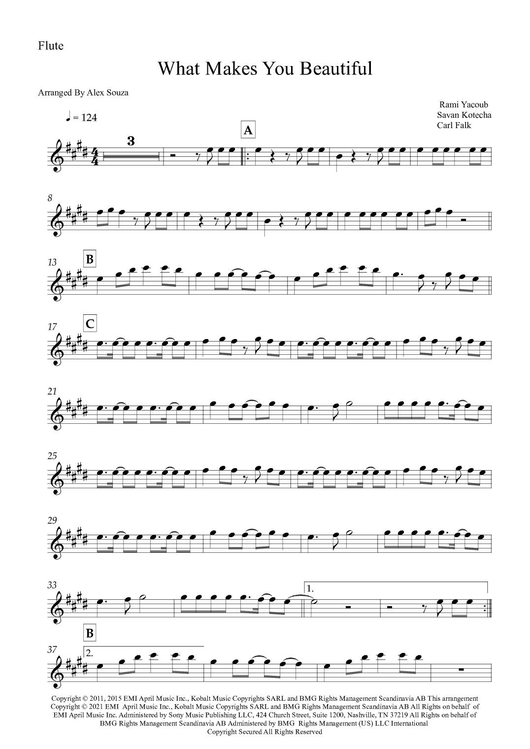 What Makes You Beautiful (arr. Alex Souza)