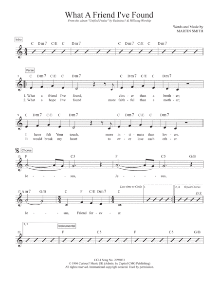 What A Friend I've Found (arr. Travis J. Gandy)