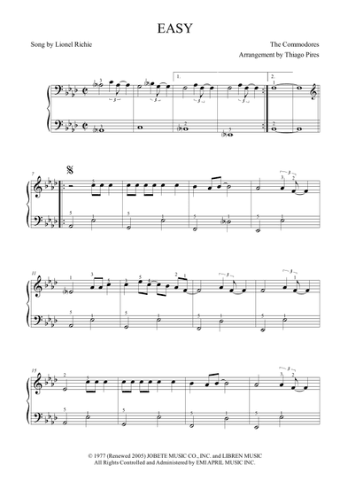 Easy (arr. Thiago Pires)