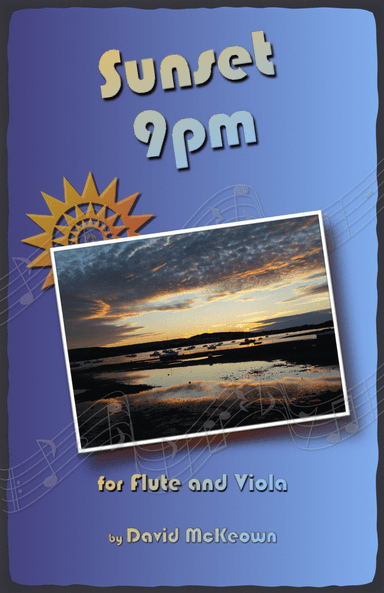 Sunset 9pm, for Flute and Viola Duet