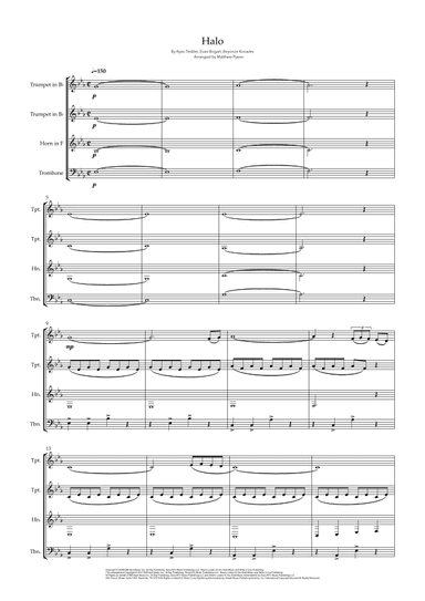 Halo (arr. Matthew pyeon)