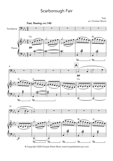 Scarborough Fair (arr. Hoopla Sheet Music)