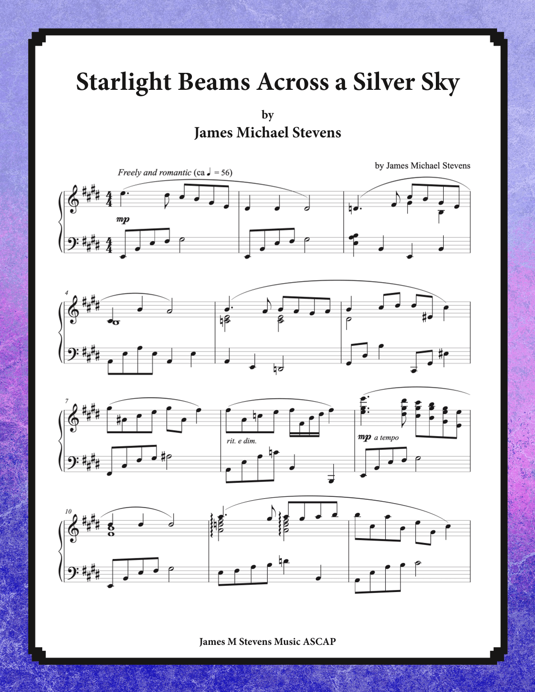 Starlight Beams Across a Silver Sky