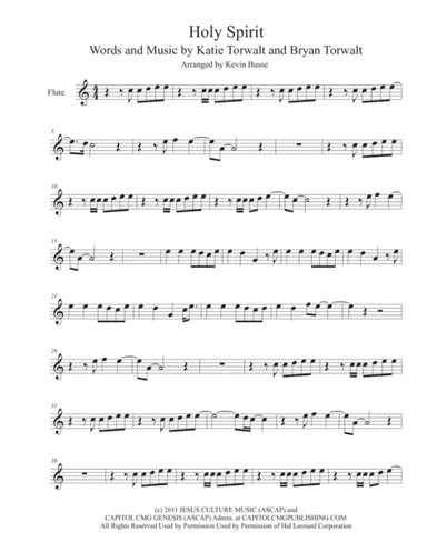 Holy Spirit (arr. Kevin Busse)