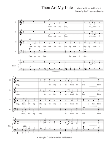 Thou Art My Lute