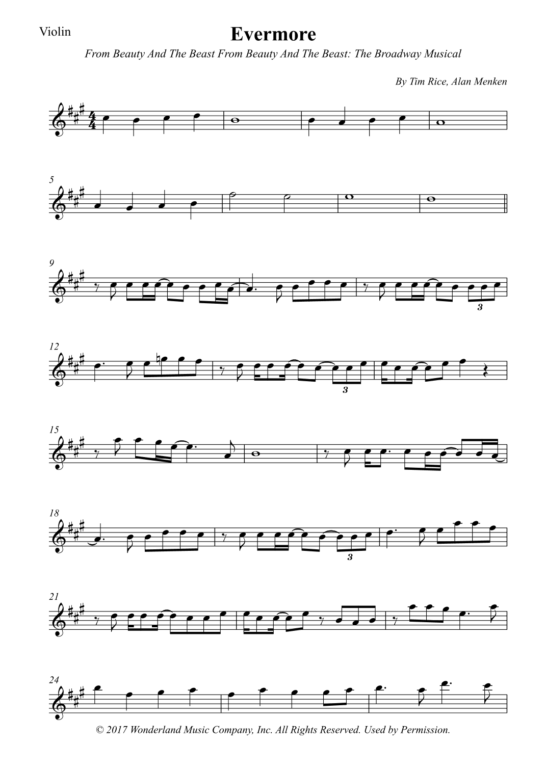 Evermore (arr. Wesley S. SIlva)