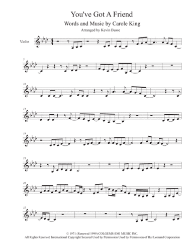 You've Got A Friend (arr. Kevin Busse)