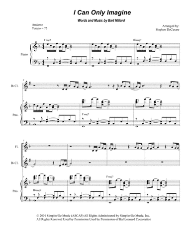 I Can Only Imagine (arr. Stephen DeCesare)