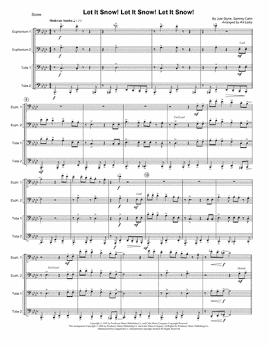 Let It Snow! Let It Snow! Let It Snow! (arr. Art Leiby)