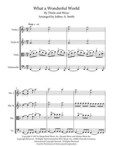 What A Wonderful World (arr. Jeffrey A. Smith)