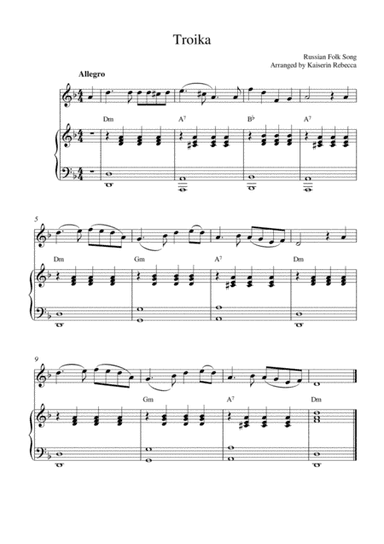 Troika (arr. Kaiserin Rebecca)