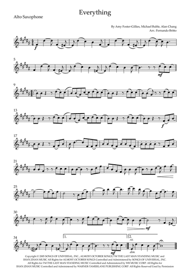 Everything (arr. Fernando Britto)